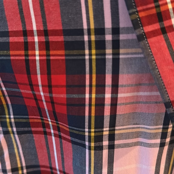J.Crew Holiday Plaid Slim Fit Button Down Shirt 20 - Picture 3 of 4